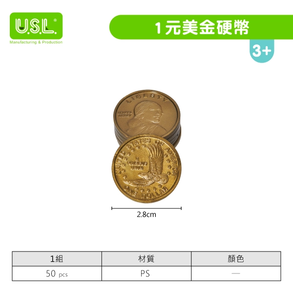 【代幣 / 錢幣、骨牌】美金綜合硬幣系列