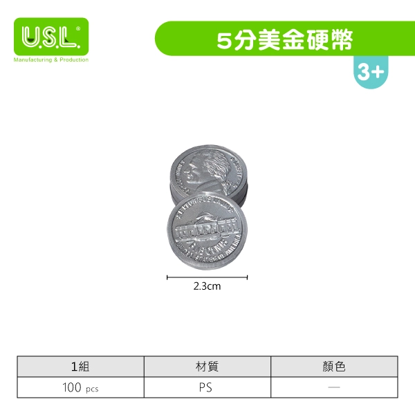【代幣 / 錢幣、骨牌】美金綜合硬幣系列