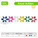 Flower Shaped Interlocking Educational Toy for Cognitive Development and Hand Eye Coordination