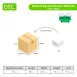 SQUARE Bucket Balance Measuring Toys with WEIGHTS