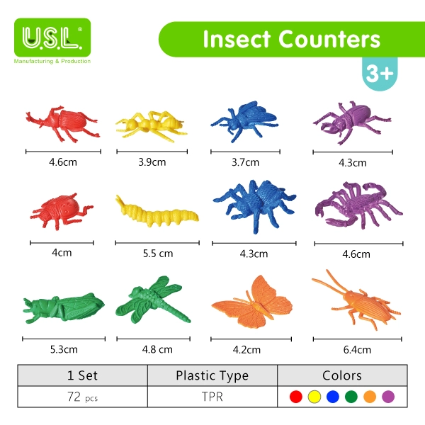 Insect Counters Educational Sorting and Counting Toys