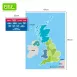 Dry Erase Magnetic Map of the UK