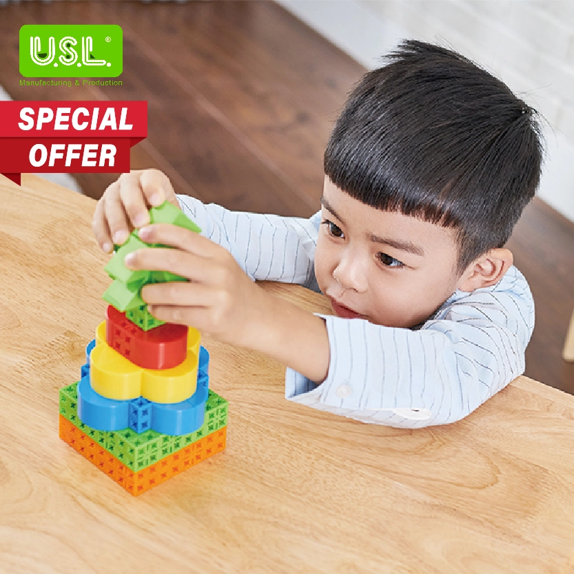 Educational Construction Building Cube Blocks for Kids