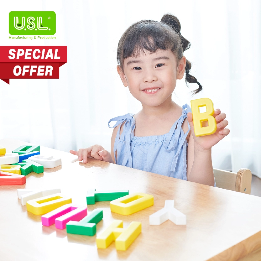 Interlocking Building Blocks for Kids (numbers and alphabets)
