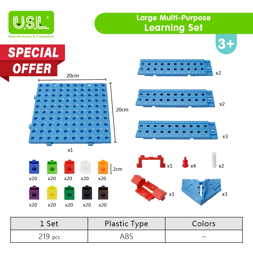 Multi-Purpose 2D/3D Fun Math Toys Learning Balance for Simple Algebra Calculations 