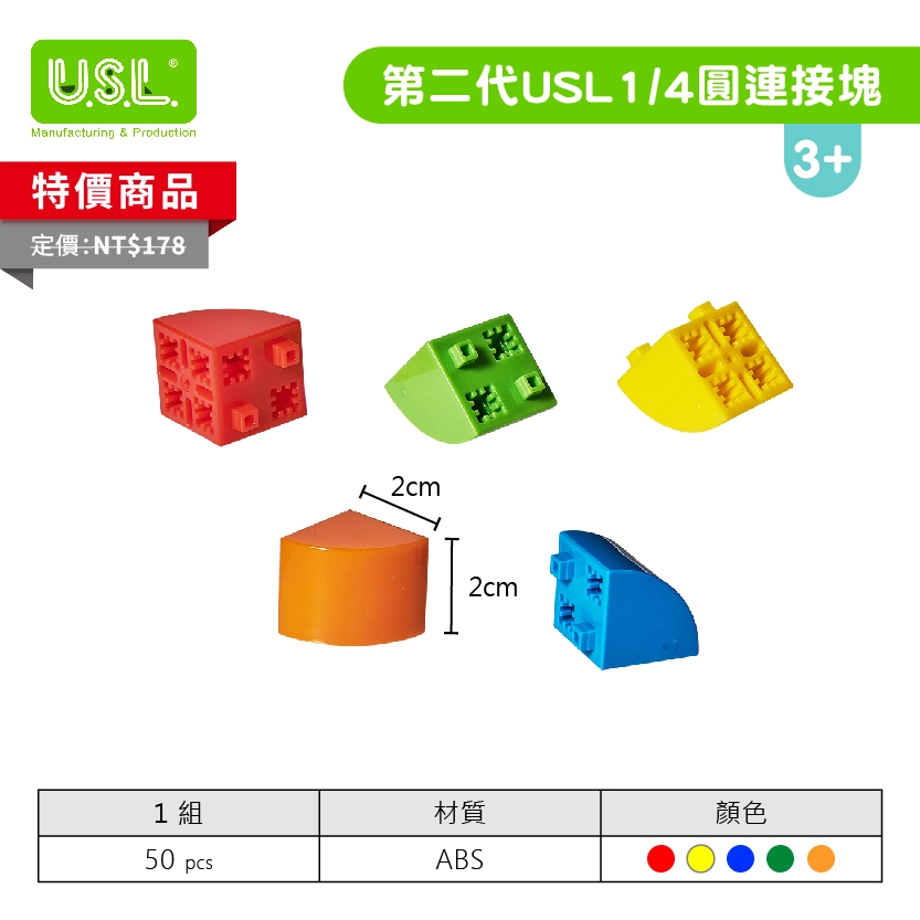 【建構積木】第二代USL連接方塊系列