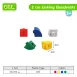 2cm Linking Cubes Educational Toys for Kids for Developing Spatial Awareness and Hand-Eye Coordination