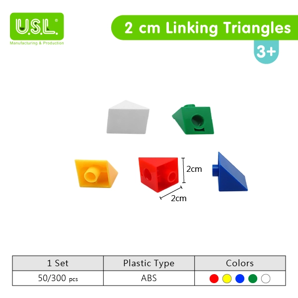 2cm Linking Cubes Educational Toys for Kids for Developing Spatial Awareness and Hand-Eye Coordination