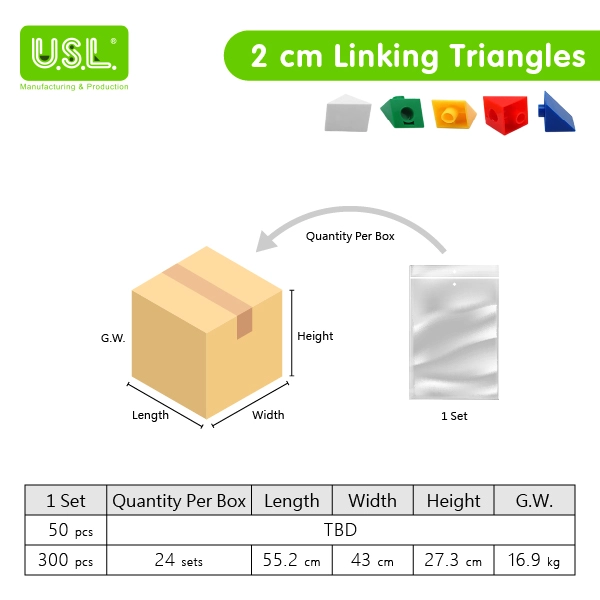 2cm Linking Cubes Educational Toys for Kids for Developing Spatial Awareness and Hand-Eye Coordination