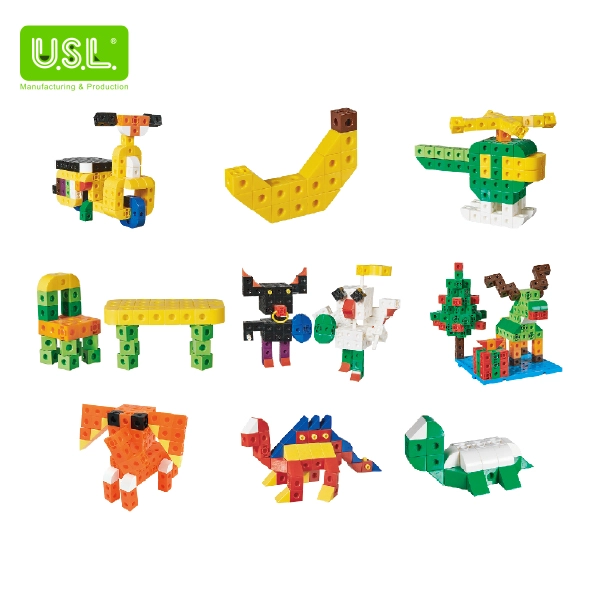 2cm Linking Cubes Educational Toys for Kids for Developing Spatial Awareness and Hand-Eye Coordination