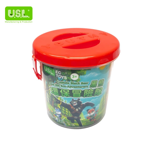 【建構積木】黑熊環保冒險隊方塊綜合組