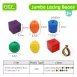 Educational Toys 4-SHAPE Lacing Beads for Kids Enhancing Hand