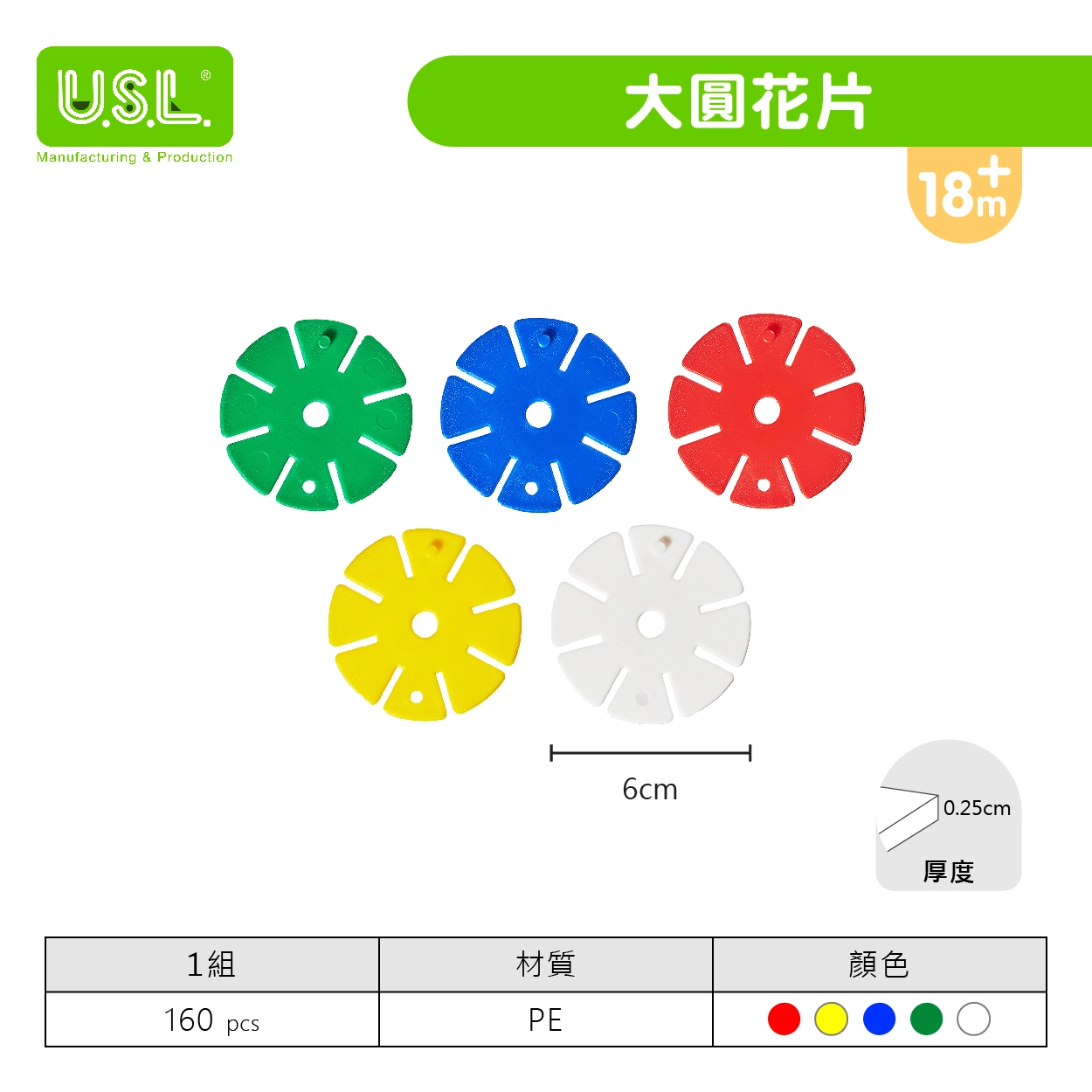 【花片積木】圓花片系列