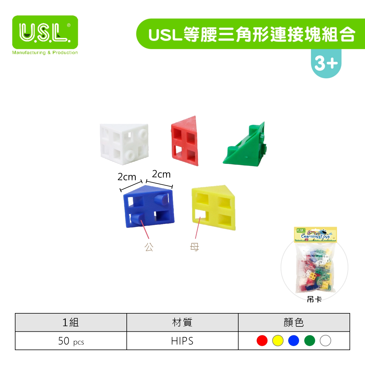 【建構積木】USL連接方塊系列 