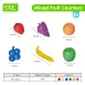 Mixed Fruit Counters Educational Sorting and Counting Toys