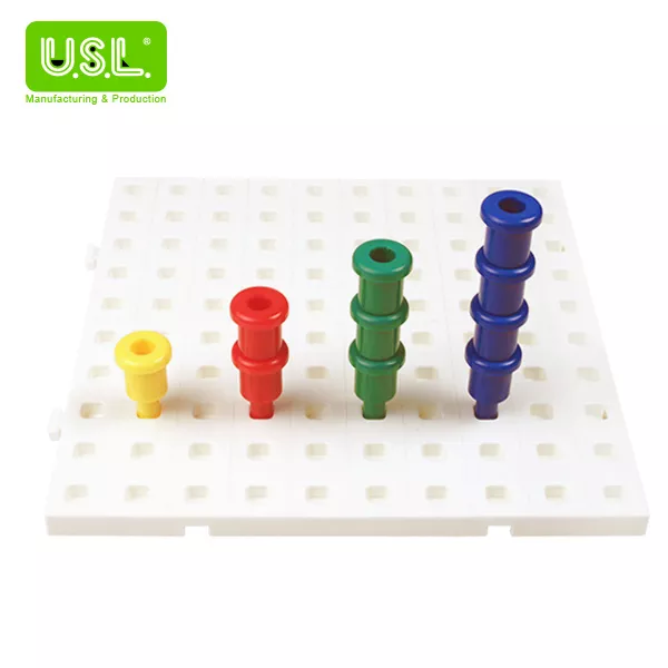 Peg Boards with Color Pegs (large)